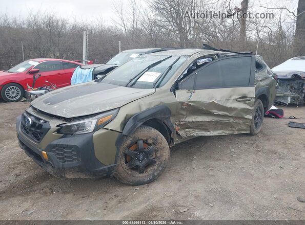 4S4BTGSD8R3265037 2024 SUBARU OUTBACK Зеленый Передняя левая четверть