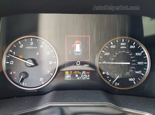4S4BTGUD1R3294344 2024 SUBARU OUTBACK Серый Вид щитка приборов