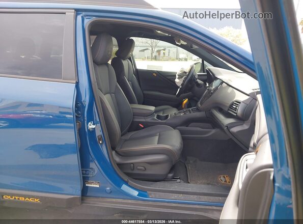 4S4BTGUD2S3107909 2025 SUBARU OUTBACK Синий Вид салона спереди