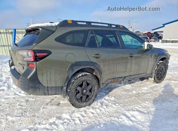 4S4BTGUD4R3218147 2024 SUBARU OUTBACK Зеленый Задняя правая четверть