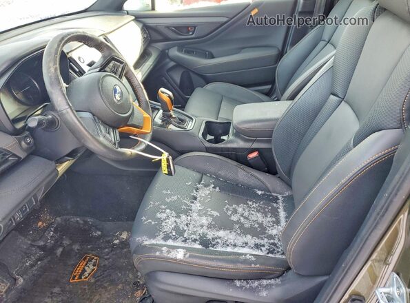 4S4BTGUD4R3218147 2024 SUBARU OUTBACK Зеленый Вид салона спереди