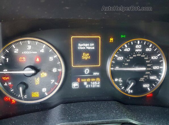 4S4BTGUD4R3218147 2024 SUBARU OUTBACK Зеленый Вид щитка приборов