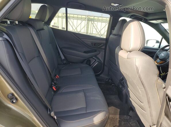4S4BTGUD4R3218147 2024 SUBARU OUTBACK Зеленый Вид задней части салона