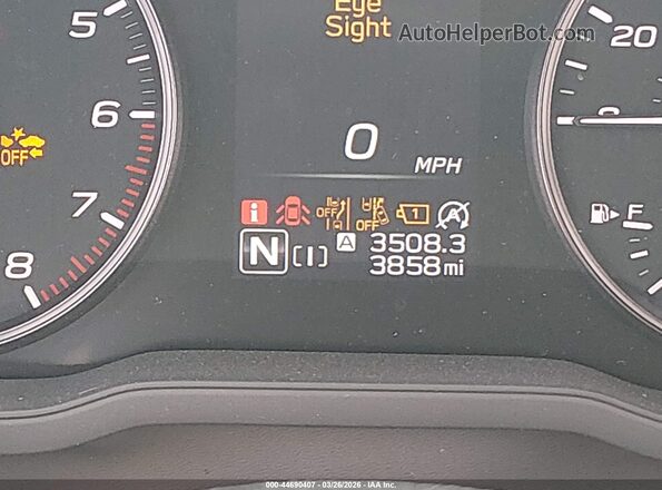 4S4GUHD64T3715068 2026 SUBARU CROSSTREK Синий Панорамный вид салона 360°