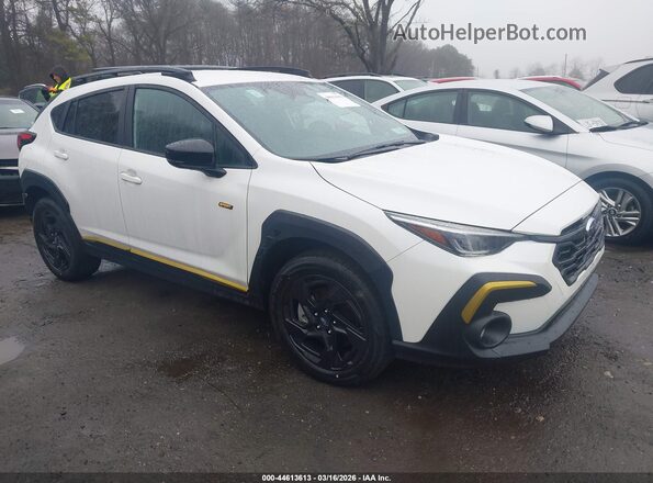 4S4GUHF65T3744754 2026 SUBARU CROSSTREK Белый Передняя правая четверть