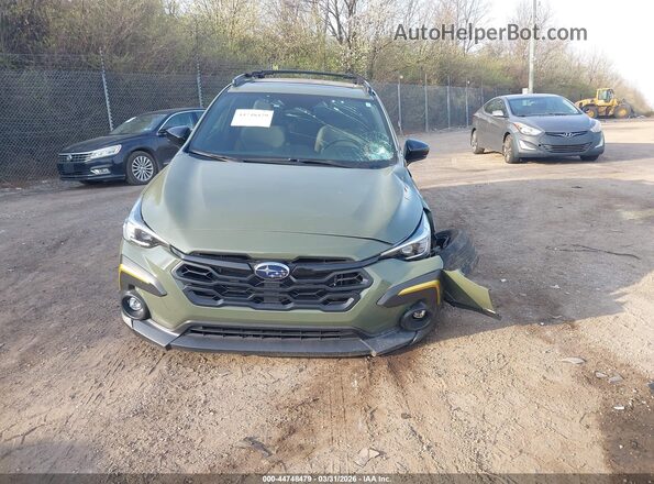 4S4GUHF66S3724429 2025 SUBARU CROSSTREK Зеленый Вид задней части салона