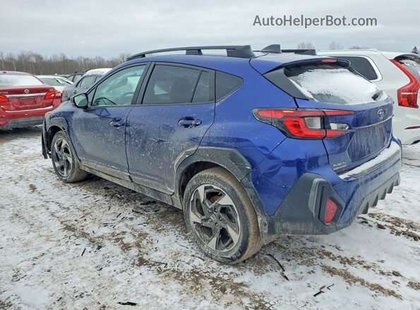 4S4GUHM62R3757599 2024 SUBARU CROSSTREK Синий Задняя левая четверть