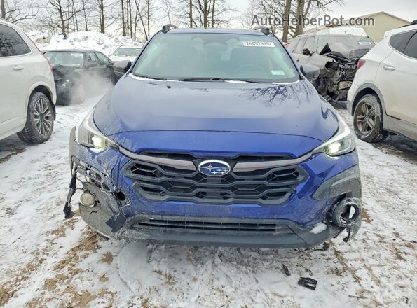 4S4GUHM62R3757599 2024 SUBARU CROSSTREK Синий Вид спереди