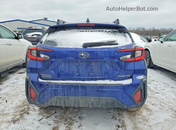 4S4GUHM62R3757599 2024 SUBARU CROSSTREK Синий Вид сзади