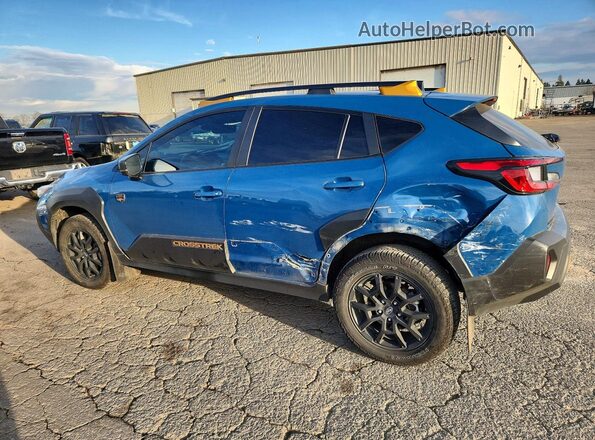 4S4GUHT66R3721870 2024 SUBARU CROSSTREK Blue Trasero izquierdo