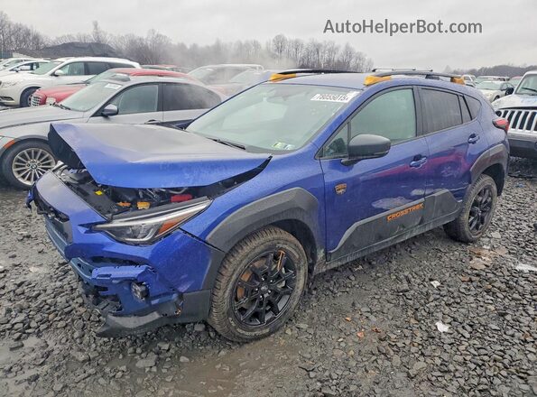 4S4GUHT68T3701482 2026 SUBARU CROSSTREK Blue Front left