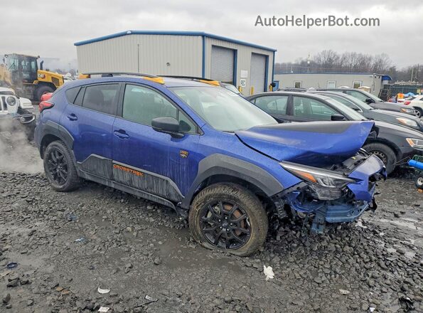 4S4GUHT68T3701482 2026 SUBARU CROSSTREK Blue Front right
