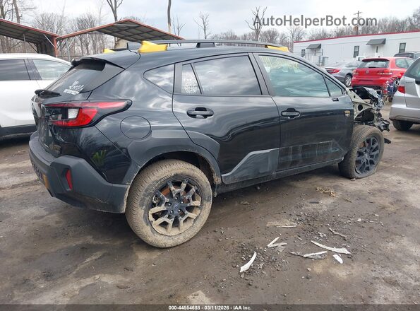 4S4GUHT69R3760226 2024 SUBARU CROSSTREK Черный Задняя правая четверть