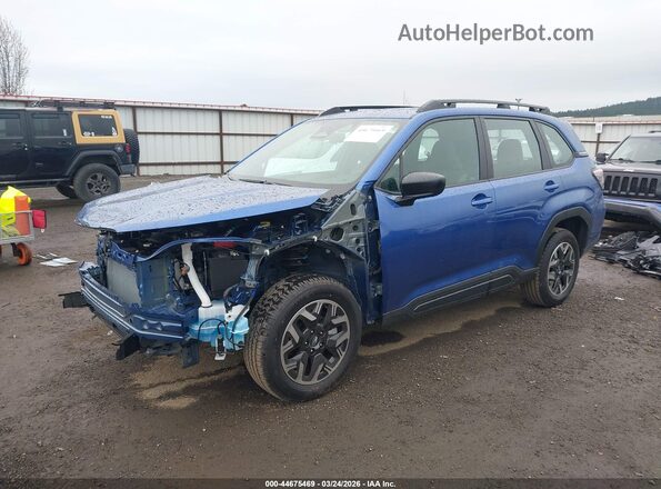 4S4SLDA6XT3049859 2026 SUBARU FORESTER Синий Передняя левая четверть