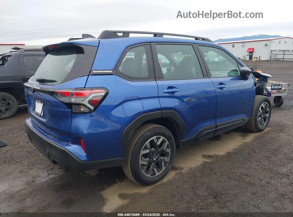 4S4SLDA6XT3049859 2026 SUBARU FORESTER Синий Задняя правая четверть