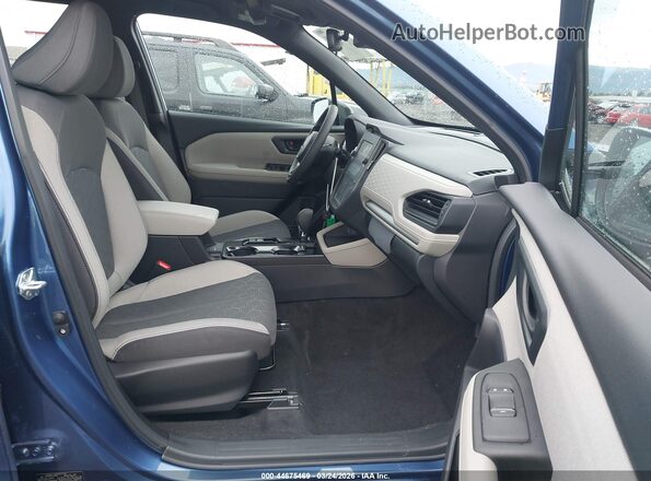 4S4SLDA6XT3049859 2026 SUBARU FORESTER Синий Вид салона спереди
