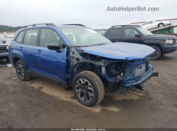 4S4SLDA6XT3049859 2026 SUBARU FORESTER Синий Передняя правая четверть