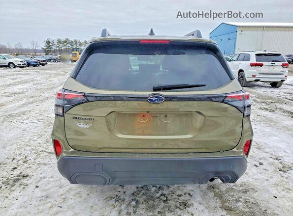4S4SLDD63T3022417 2026 SUBARU FORESTER Зеленый Вид сзади