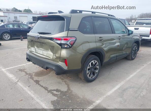 4S4SLDD69T3049749 2026 SUBARU FORESTER Зеленый Задняя правая четверть