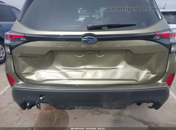 4S4SLDD69T3049749 2026 SUBARU FORESTER Зеленый Вид спереди