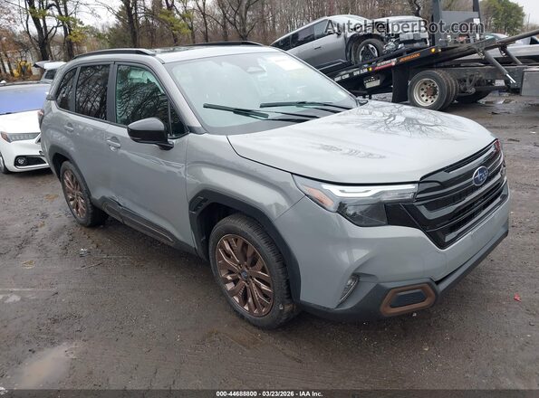 4S4SLDH63T3027997 2026 SUBARU FORESTER Gray Առջևի աջ