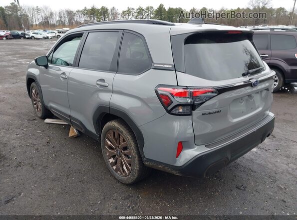 4S4SLDH63T3027997 2026 SUBARU FORESTER Gray Հետևի ձախ