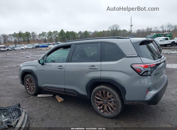 4S4SLDH63T3027997 2026 SUBARU FORESTER Gray Սալոնի 360 աստիճան տեսք
