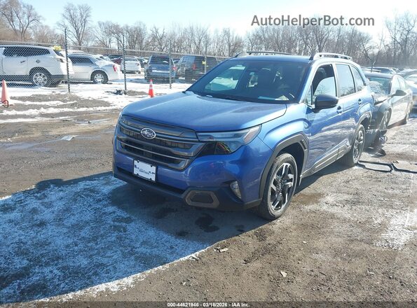 4S4SLDR64T3020250 2026 SUBARU FORESTER Синий Передняя левая четверть