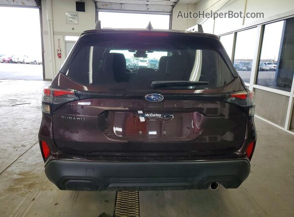 4S4SLDR66T3007435 2026 SUBARU FORESTER Бордовый Вид сзади