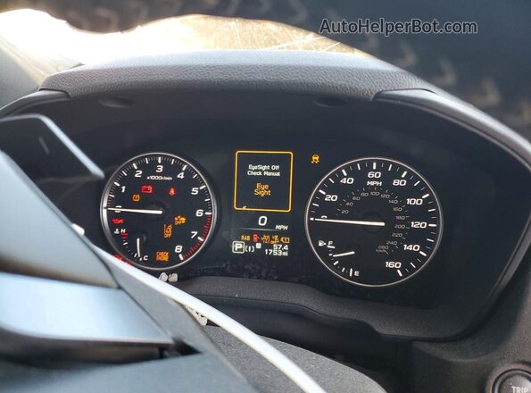 4S4SLDR68T3005721 2026 SUBARU FORESTER Серый Вид щитка приборов