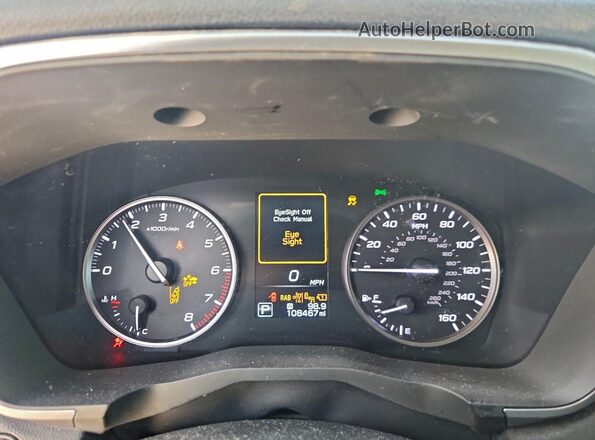 4S4WMACD3P3401954 2023 SUBARU ASCENT Black Vista del cuadro de instrumentos