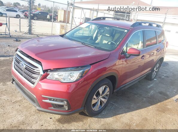4S4WMACD5K3476860 2019 SUBARU ASCENT Red Передня ліва чверть