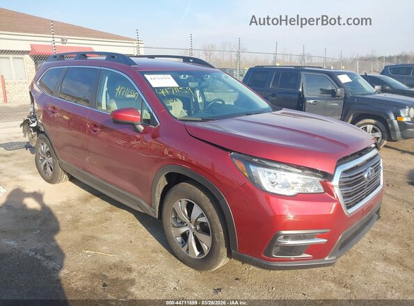 4S4WMACD5K3476860 2019 SUBARU ASCENT Red Передня права чверть