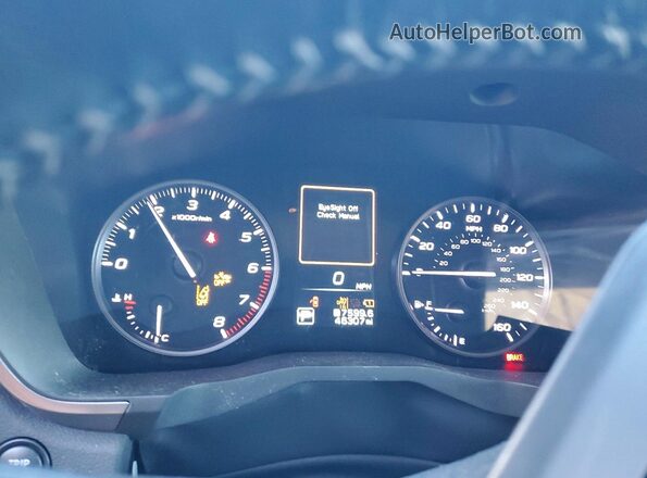 4S4WMAED2P3426437 2023 SUBARU ASCENT Blue ხელსაწყოთა პანელის ხედი
