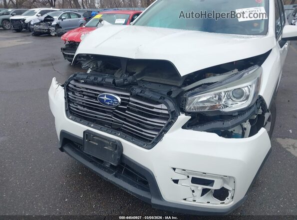 4S4WMAFD5K3452389 2019 SUBARU ASCENT White Vista frontal