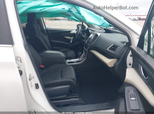 4S4WMAFD5K3452389 2019 SUBARU ASCENT White Vista interior delantera