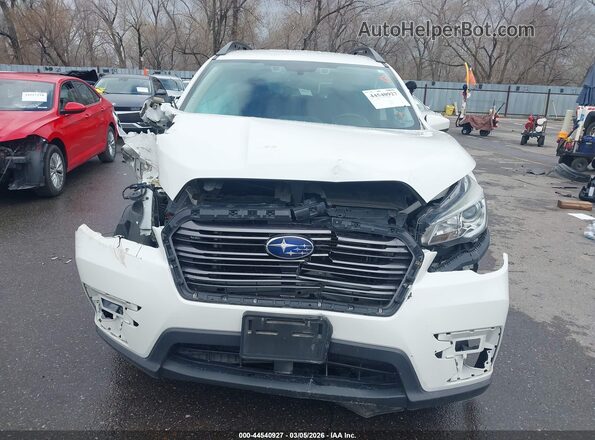 4S4WMAFD5K3452389 2019 SUBARU ASCENT White Vista del cuadro de instrumentos