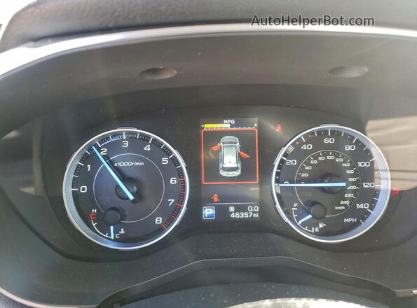 4S4WMALD1K3471929 2019 SUBARU ASCENT Gray Вид щитка приладів