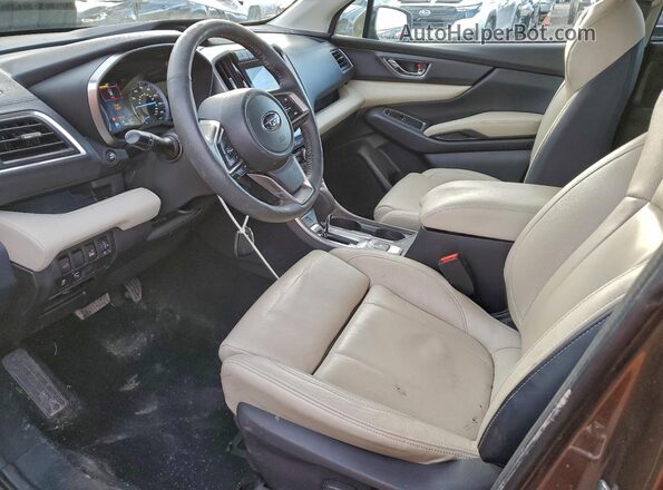 4S4WMAMD5K3447518 2019 SUBARU ASCENT Коричневый Вид салона спереди
