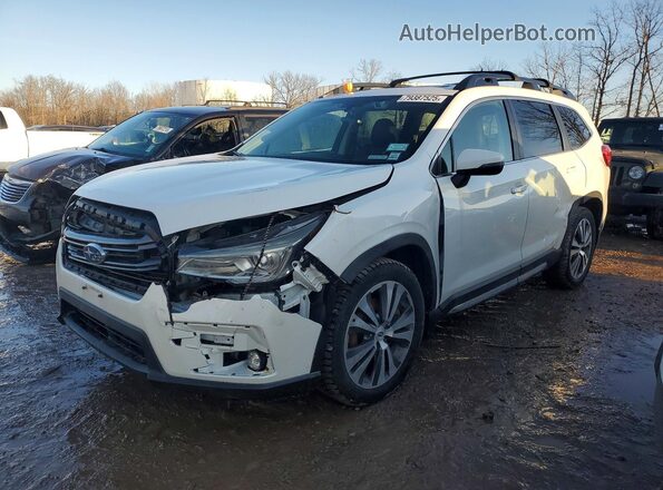 4S4WMAPD8K3465264 2019 SUBARU ASCENT White Vista tres cuartos delantera izquierda