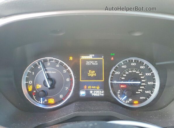 4S4WMAPD8K3465264 2019 SUBARU ASCENT White Vista del cuadro de instrumentos