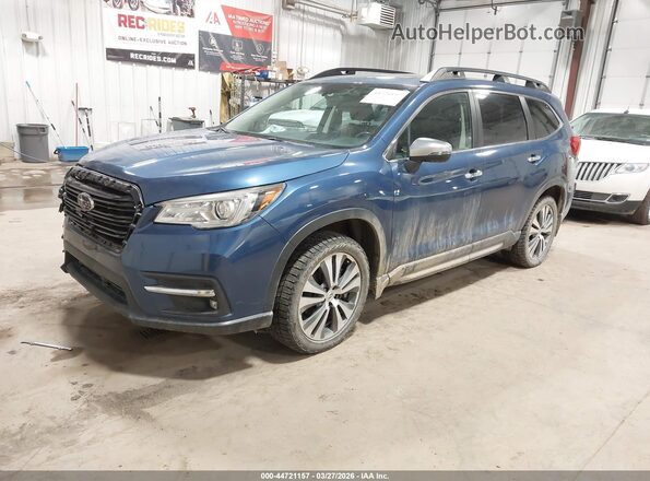 4S4WMARD4K3420965 2019 SUBARU ASCENT Dark Blue Przód lewy