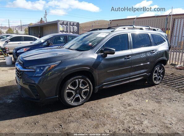 4S4WMASD5P3410012 2023 SUBARU ASCENT Gray წინა მარცხენა ხედი სამი მეოთხედიდან