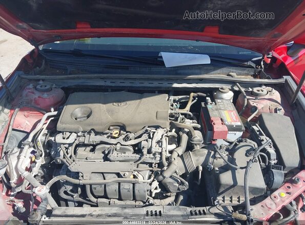 4T1B11HK5KU183274 2019 TOYOTA CAMRY Red Vista trasera