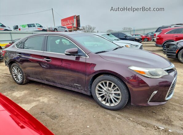 4T1BD1EB3GU053030 2016 TOYOTA LIMITED Темно-бордовый Передняя правая четверть