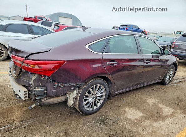 4T1BD1EB3GU053030 2016 TOYOTA LIMITED Темно-бордовый Задняя правая четверть