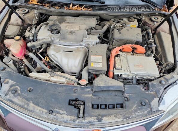 4T1BD1EB3GU053030 2016 TOYOTA LIMITED Темно-бордовый Вид задней части салона