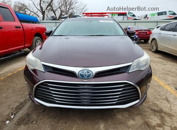 4T1BD1EB3GU053030 2016 TOYOTA LIMITED Темно-бордовый Вид спереди