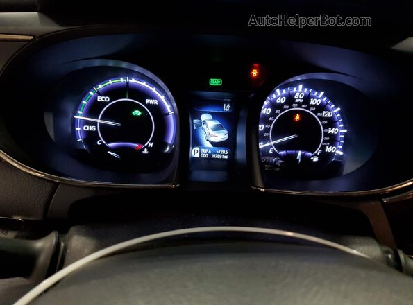 4T1BD1EB3GU057076 2016 TOYOTA AVALON Gray Instrument cluster view
