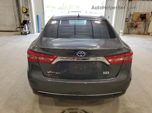 4T1BD1EB3GU057076 2016 TOYOTA AVALON Gray Rear view